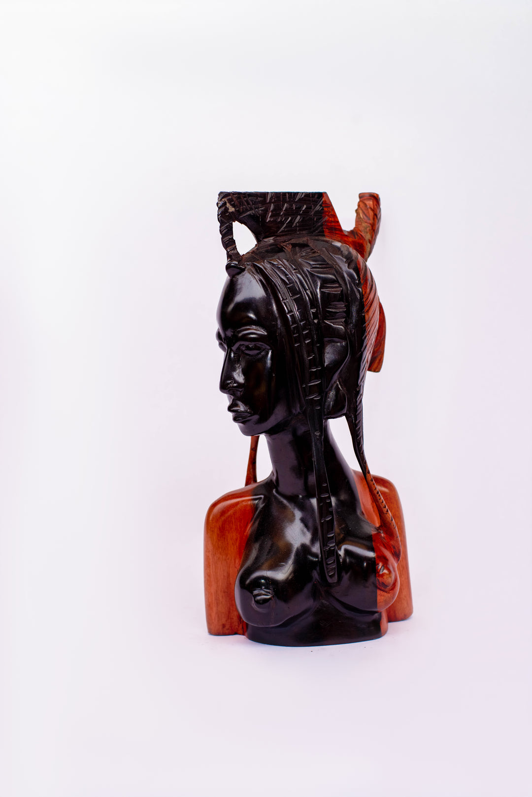 Fulani woman made from Ebony Wood