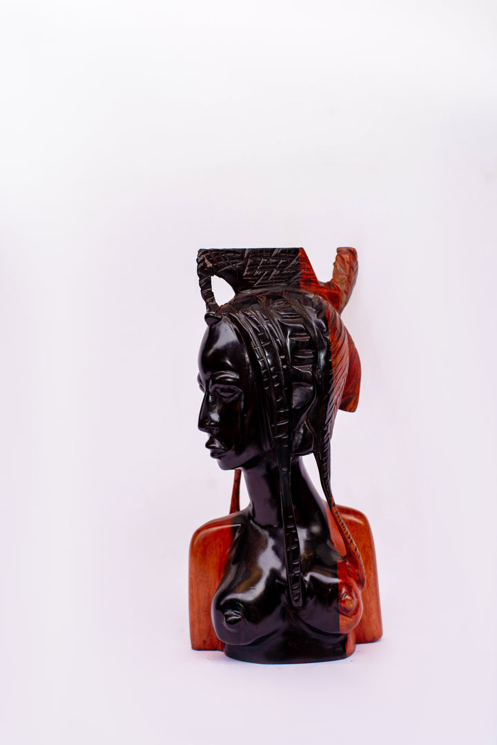 Fulani woman made from Ebony Wood