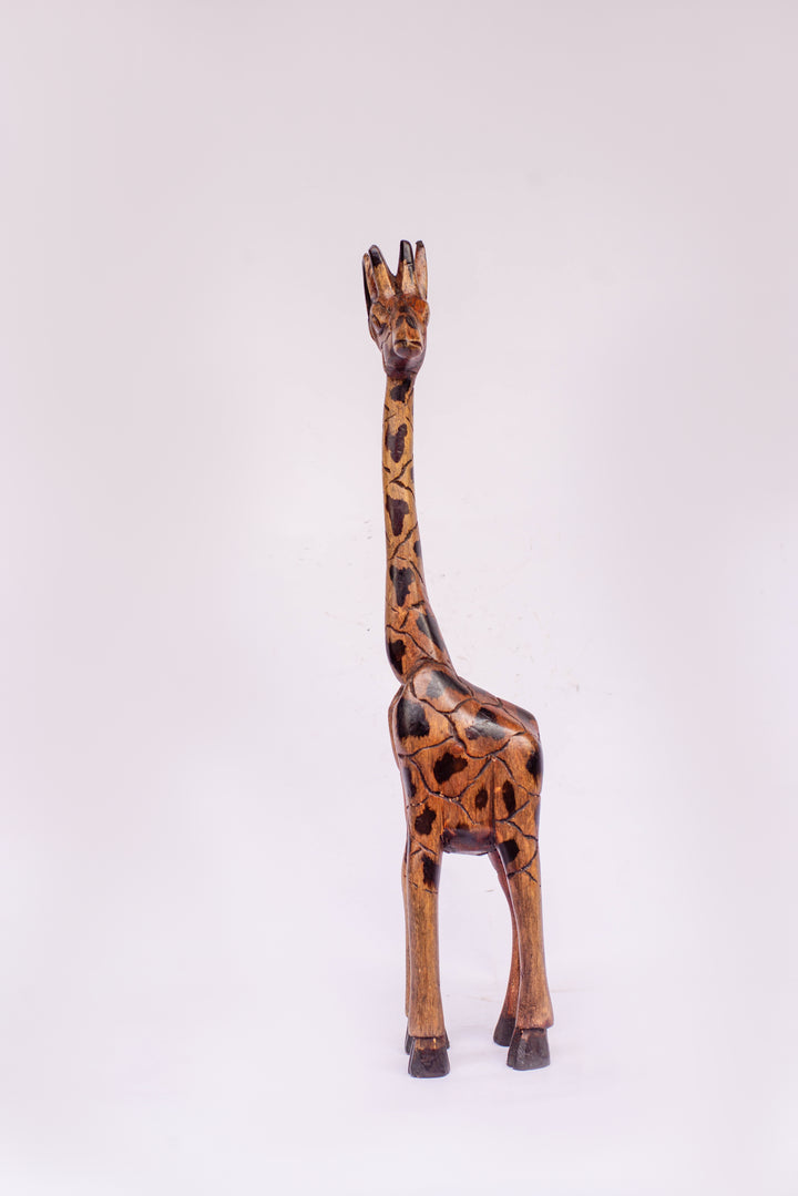 Single Wooden Giraffe Home decor