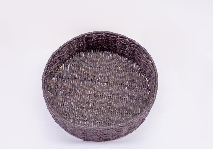 Black Rafia Basket