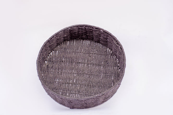 Black Rafia Basket